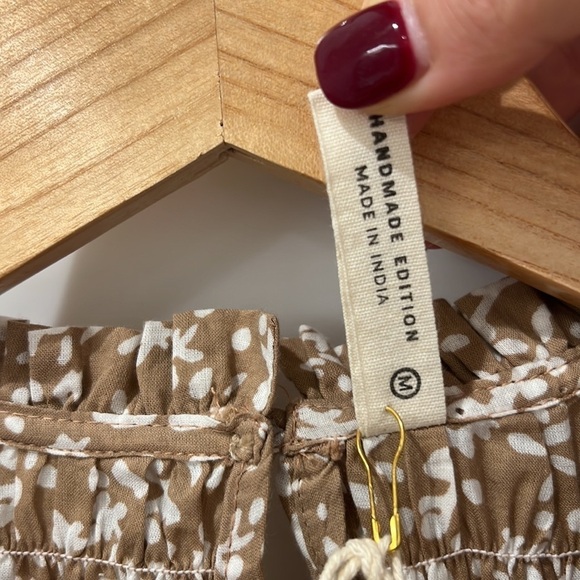 Mirth | NWT Crete Mini Dress in Desert Sand Coral Print - Size Medium - Picture 10 of 11